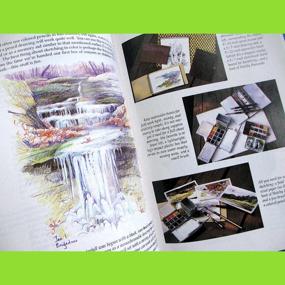 Book: The Sierra Club Guide to Sketching in Nature, by Cathy Johnson - Picture 2 of 16